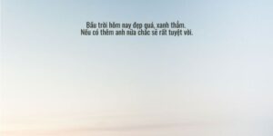 STT Hay Về Bầu Trời Nắng Sưởi Ấm Tâm Hồn Và Cảm Xúc