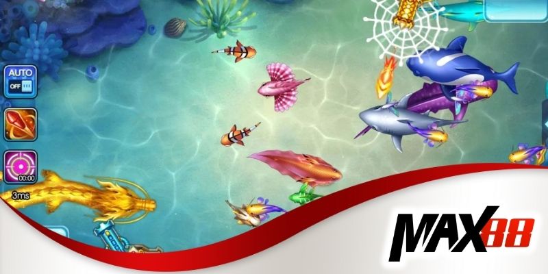 Các loại cá và vũ khí trong game bắn cá đổi thưởng 2025 Max88